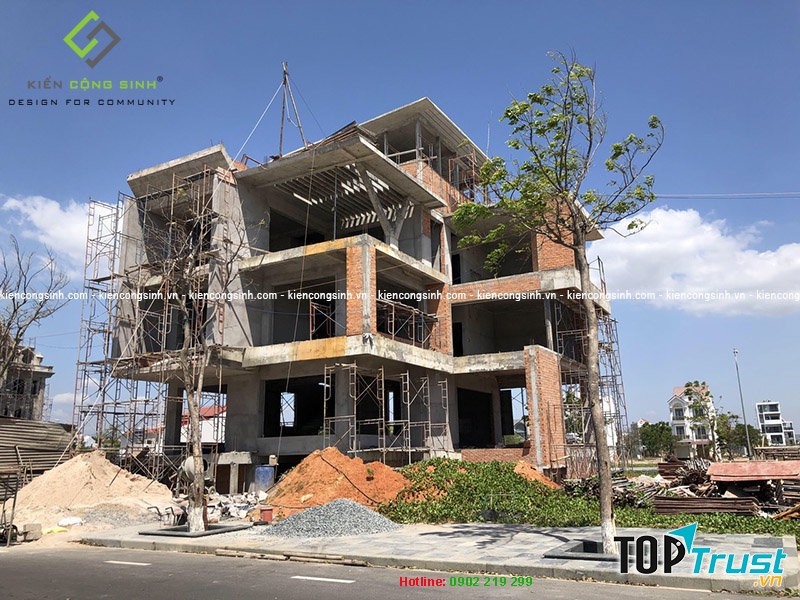 Dự Án thi công phần thô biệt thự anh Bình tại Bình Thuận