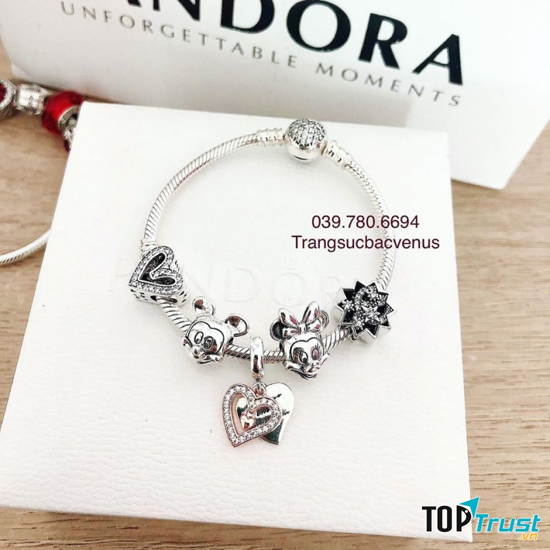 Vòng Pandora Charm - Bạc Thái 925