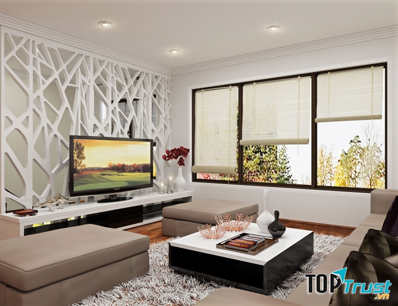 Thiết kế thi công nôi thất biệt thự đẹp anh Vinh – Tiền Giang