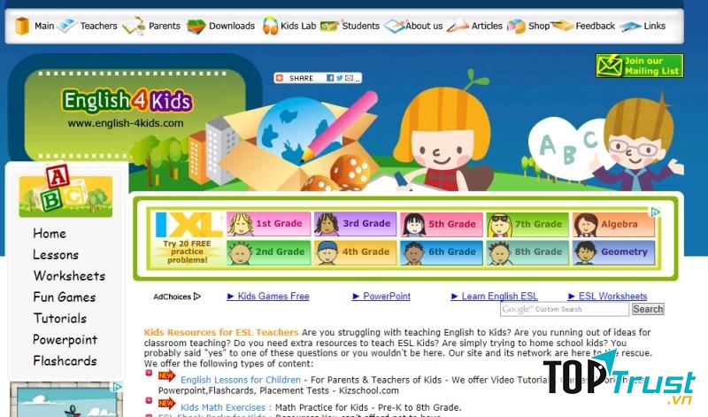 http://www.english-4kids.com/