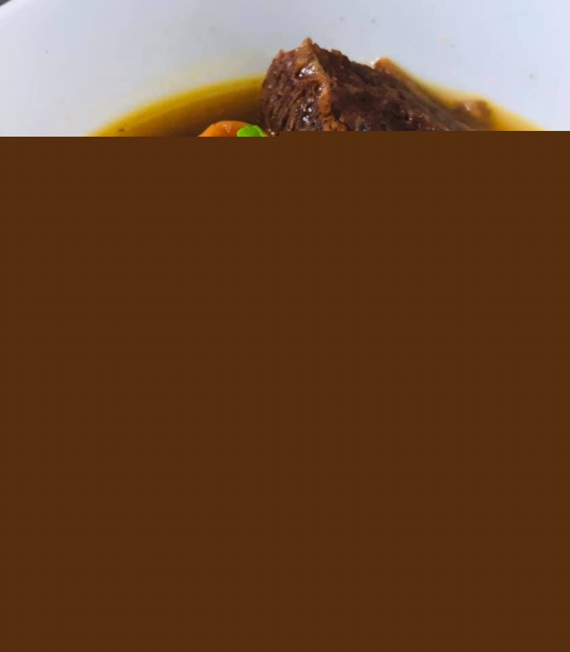 Phần thịt dê đi kèm hủ tiếu