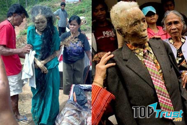 Hủ tục dẫn xác chết về nhà ở Indonesia