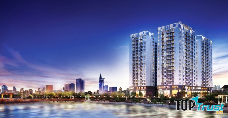 Căn hộ Florita Quận 7 nằm ngay khu biệt thự HimLam, giao thông thuận tiền về Phú Mỹ Hưng và Quận 1