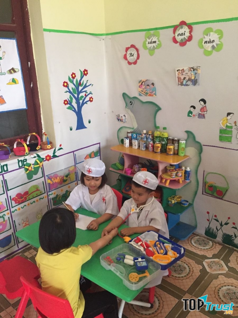 Hướng dẫn trang trí góc bác sỹ