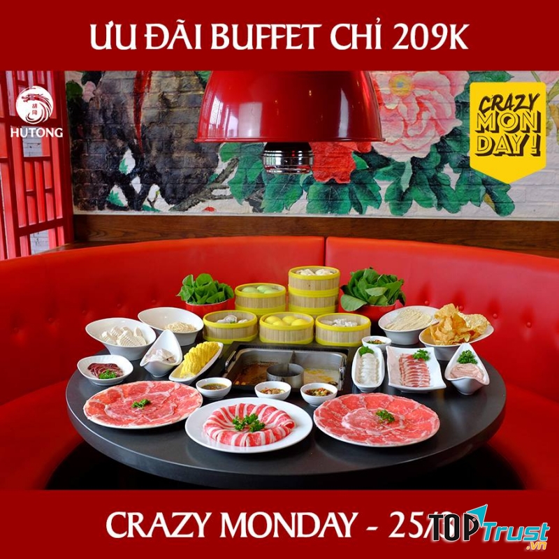 Buffet ngon, hấp dẫn tại nhà hàng