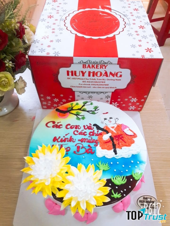 Sản phẩm bánh kem của Huy Hoàng Bakery