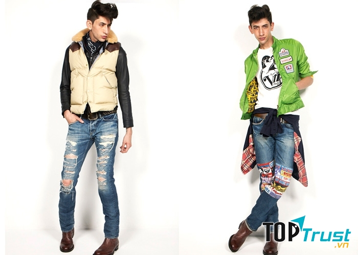 Hysteric Glamour được giới trẻ cả nam và nữ đặc biệt yêu thích