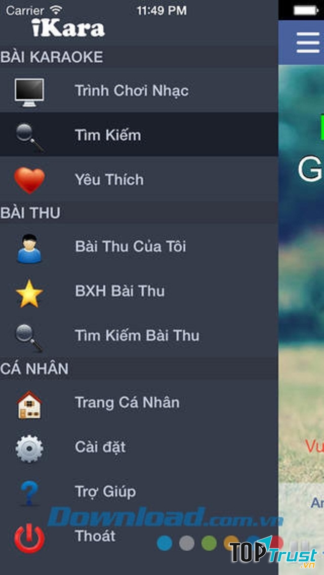 Ứng dụng hát Karaoke