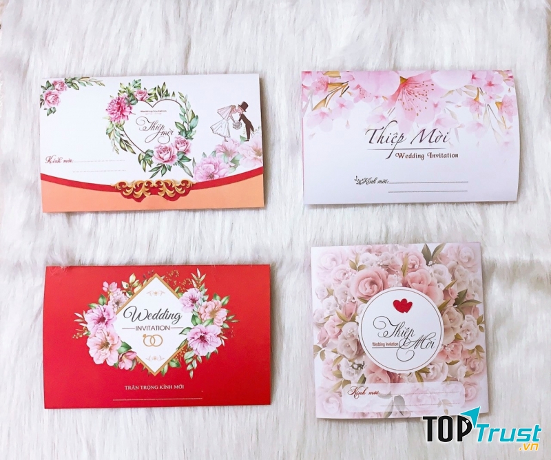 In lá đỏ - In thiệp cưới giá rẻ