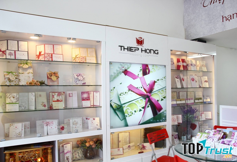 In Thiệp Cưới Đẹp Giá Rẻ - Thiệp Hồng