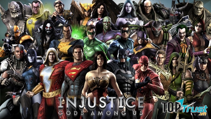 Tạo hình rất ngầu của các nhân vật trong Injustice được fan ưa thích
