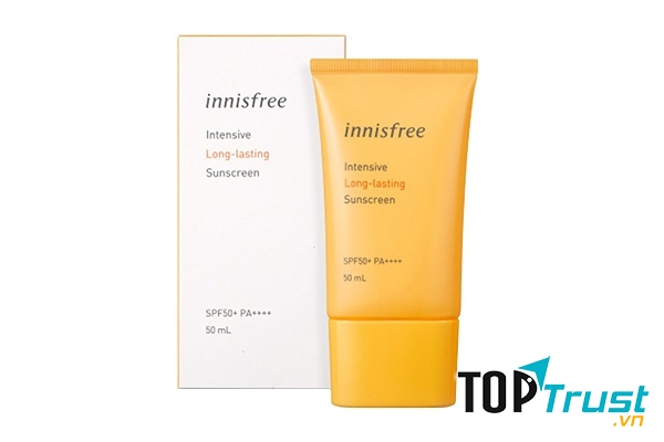 Innisfree Sunblock với chỉ số chống nắng hoàn hảo SPF50+ PA+++, hoàn toàn không chứa cồn và thuộc dòng chống nắng vật lý