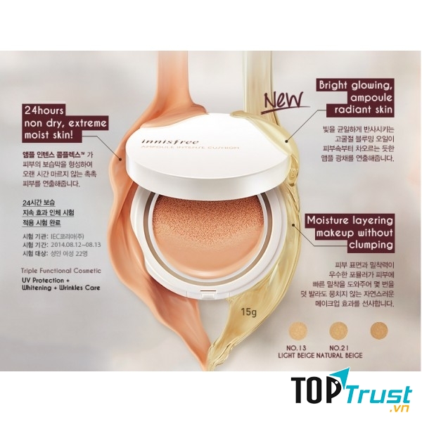 Innisfree Ampoule Intense Cushion SPF34 PA++