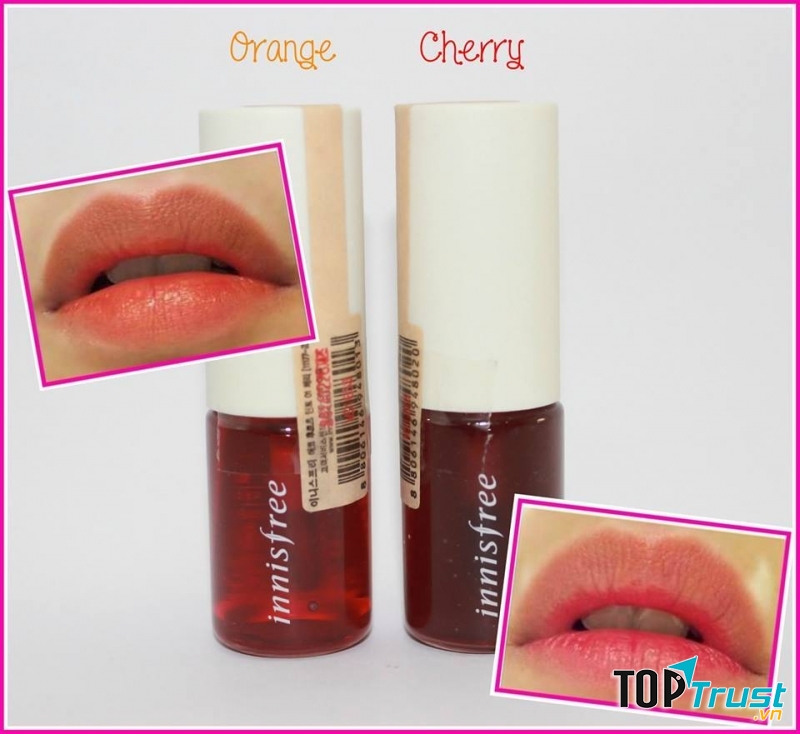 màu cherry và màu orange