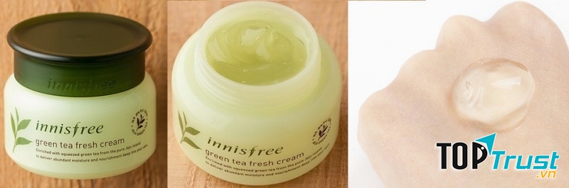 Innisfree green tea fresh cream