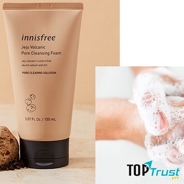Innisfree Jeju Volcanic Pore Cleansing Foam.