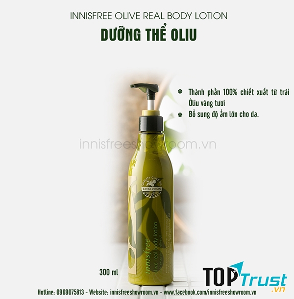 Innisfree Olive Real Body Lotion
