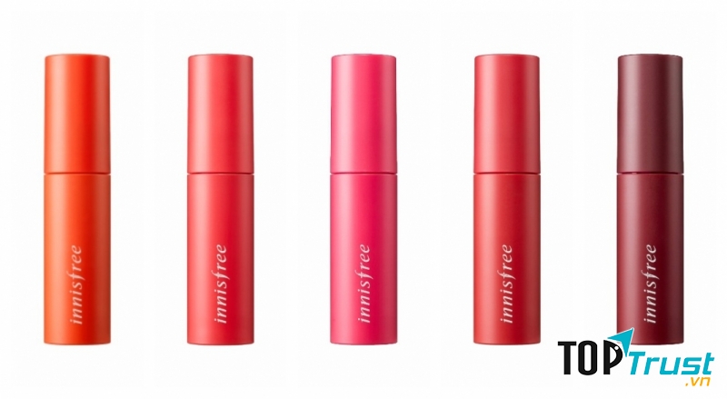 5 màu son innisfree cottron ink