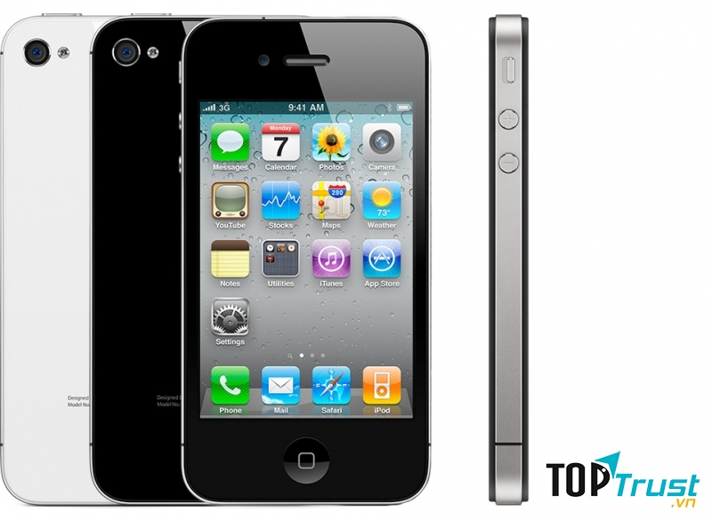 iPhone 4 sang trọng với thiết kế mặt kính