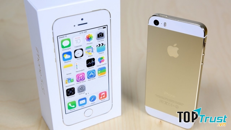iPhone 5S có tùy chọn màu Gold và flash kép