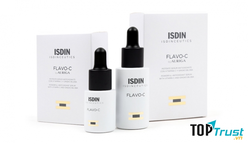 Isdin Flavo-C Serum có chứa chất chống oxy hóa thực vật