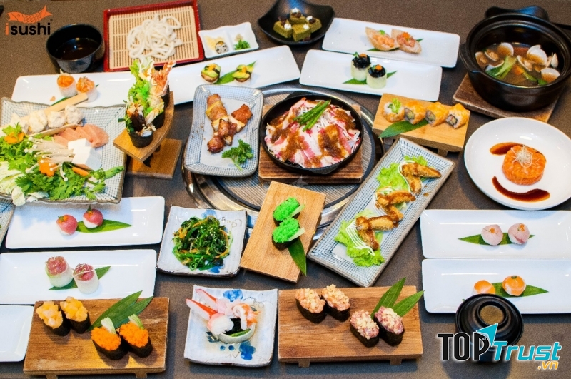 Một số món ăn tại Ishushi