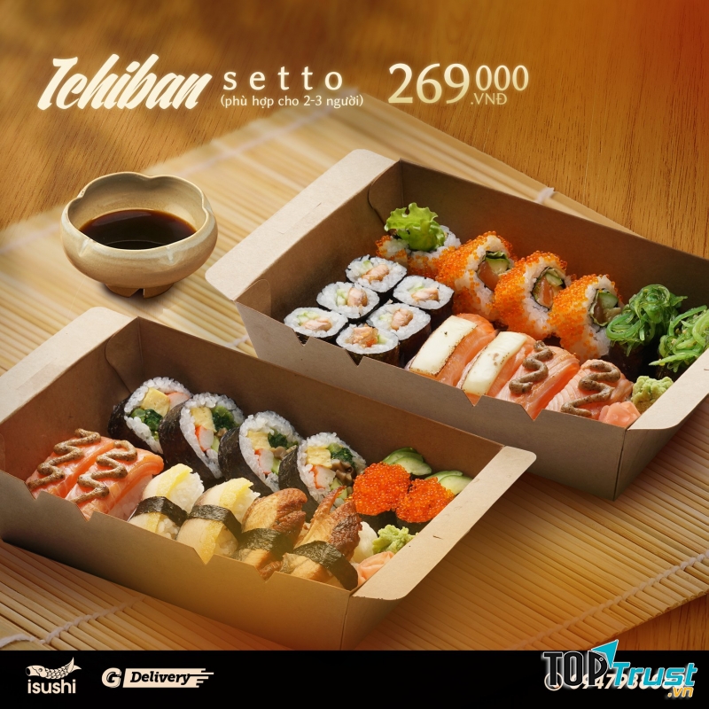 Các món sushi Nhật Bản