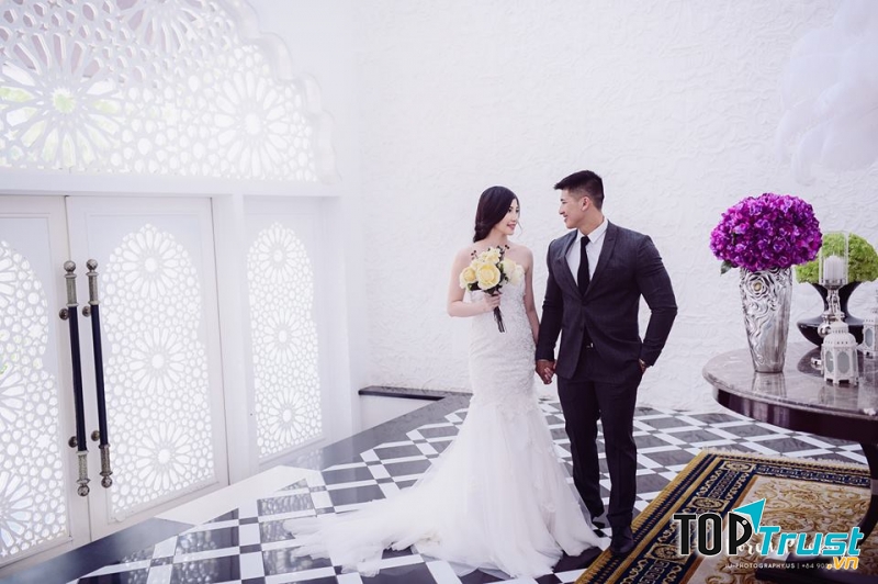 Những album ảnh cưới được thực hiện đều mang một phong cách vintage vô cùng sang trọng