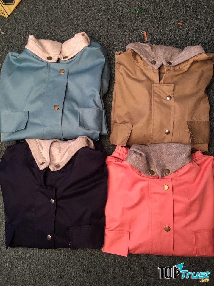 Áo Jacket nón xám