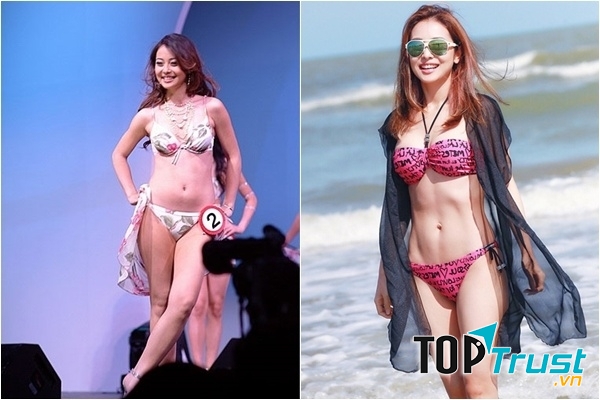 Sự quyến rũ trong bộ bikini của bà mẹ 2 con