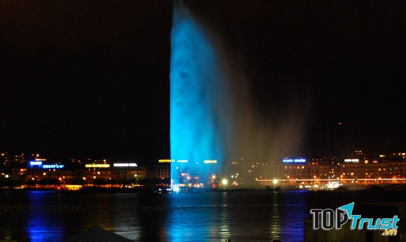 Đài phun nước Jet’d Eau ở Geneva