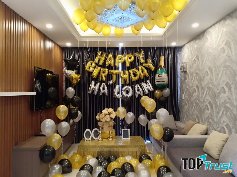 Mọi ý tưởng trang trí trong bữa tiệc đều được thực hiện và đáp ứng một cách hoàn hảo nhất