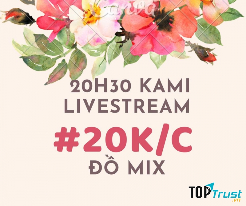 Kami House thường xuyên có những đợt sale qua livestream