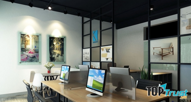 Một dự án thiết kế công ty đã hoàn thành.