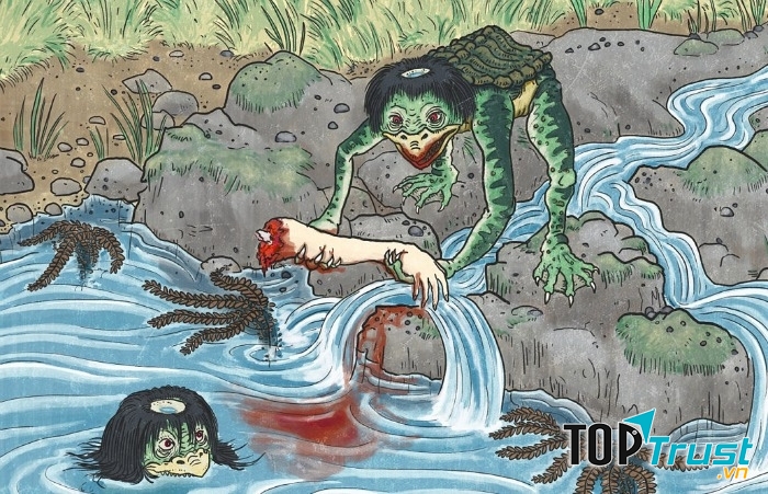 Kappa thích ăn nội tạng người, đặc biệt là gan