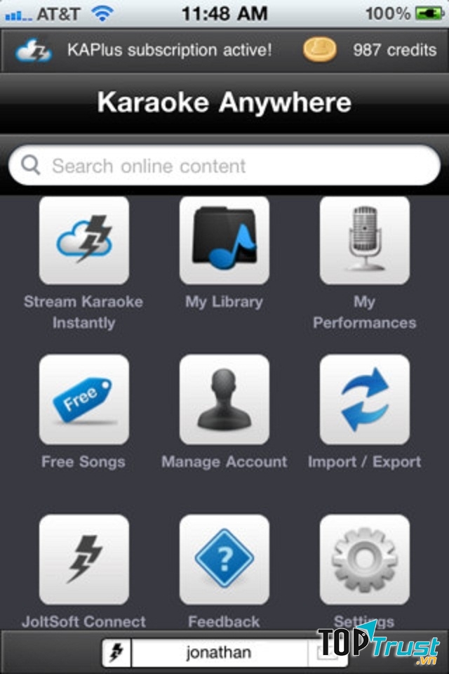 Ứng dụng Karaoke Anywhere Free
