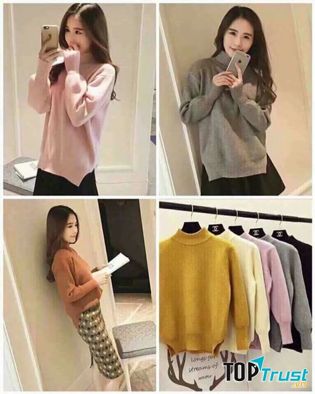Nếu ai yêu thích những chiếc áo len dáng rộng rộng kiểu basic hay thiên hướng chuẩn Hàn thì chắc là không thể bỏ qua Kayystore r