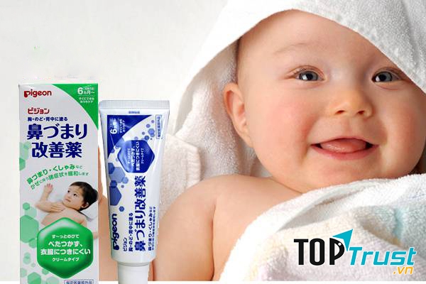 Kem bôi ấm Pigeon là sự lựa chọn hoàn hảo của các mẹ, có công dụng làm giảm hắt hơi, sổ mũi, ho & nghẹt mũi do sốt, cảm do thời tiết thay đổi thất thường hay bé nằm trong môi trường máy lạnh
