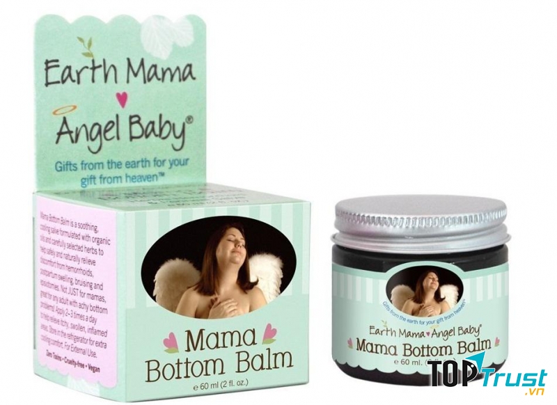 Kem Bôi Giảm Đau Tầng Sinh Môn Sau Sinh Earth Mama Bottom Balm