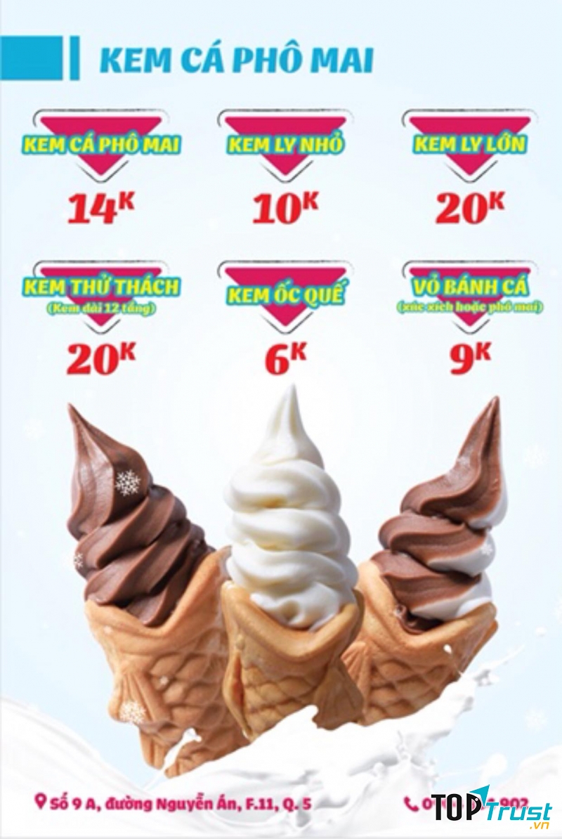 Kem cá Phô Mai Hàn Quốc