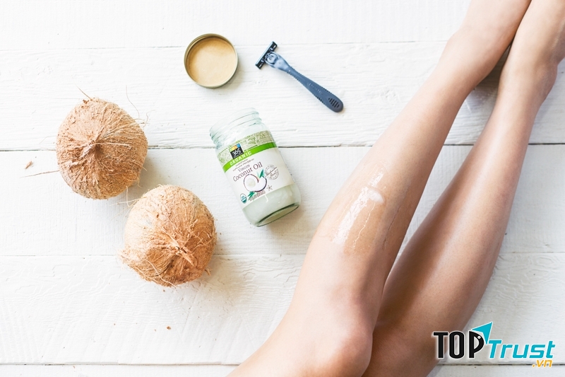 Kem cạo lông dầu dừa