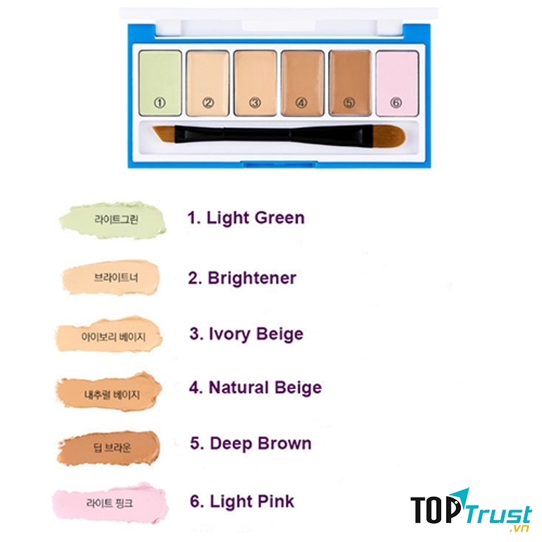 Kem Che Khuyết Điểm The Face Shop Multi-Palette