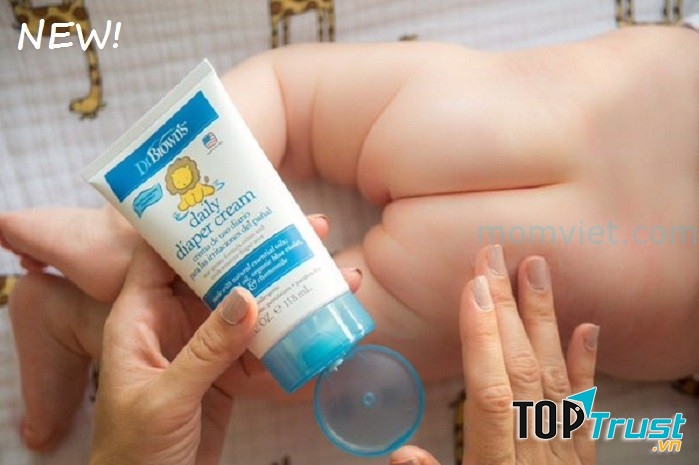 Kem chống hăm cho bé Organic Dr Brown's