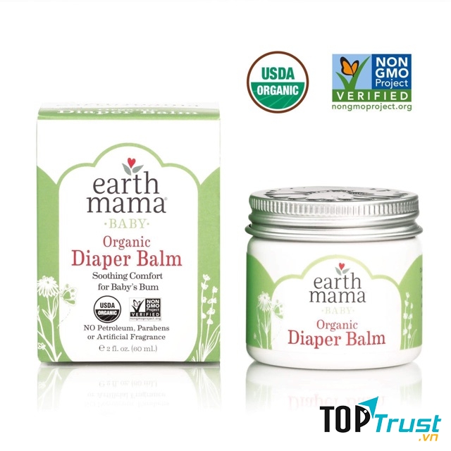Kem chống hăm Earth Mama Diaper Balm