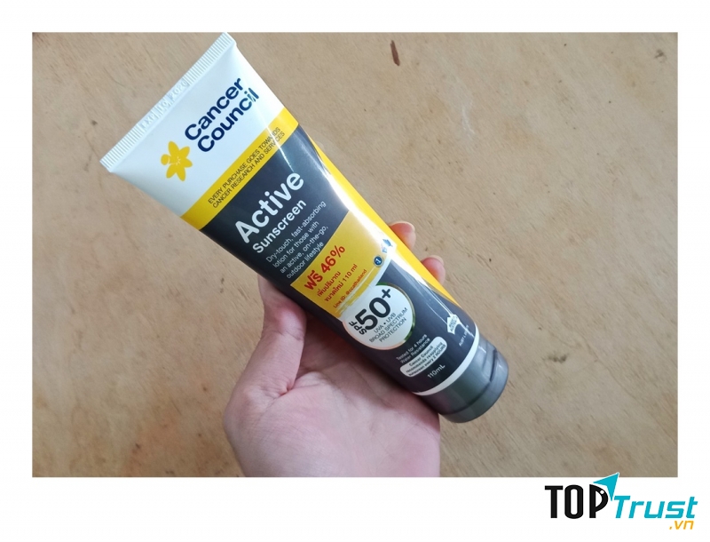 Kem chống nắng Cancer Council SPF 50+ Active Sunscreen