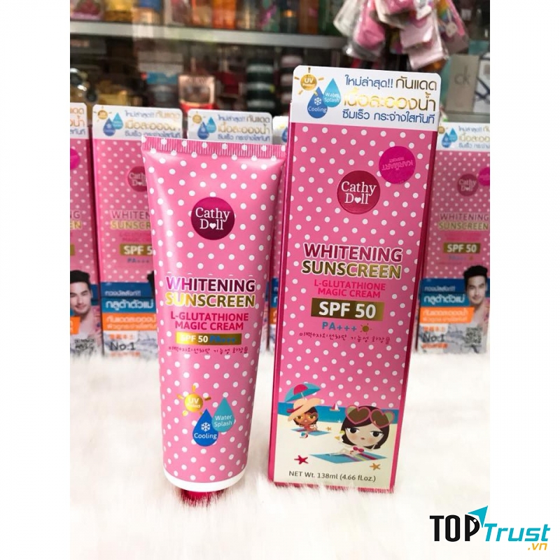 Kem chống nắng Cathy Doll Whitening Sunscreen SPF50 PA+++