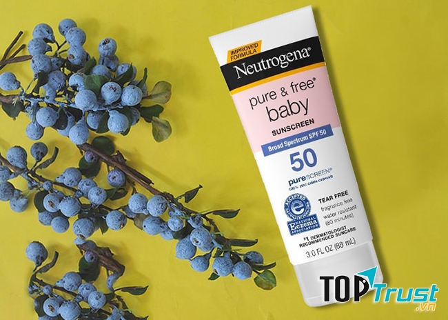 ﻿Kem Chống Nắng Cho Trẻ Em - Neutrogena Pure & Free Baby Sunscreen Broad Spectrum SPF 50+