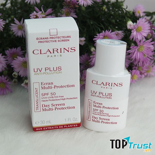 Kem chống nắng Clarins UV Plus Anti-Pollution Rosy Glow Pháp