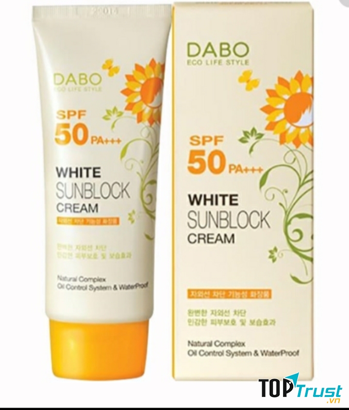 Kem Chống Nắng DABO White Sunblock Cream SPF50 PA+++