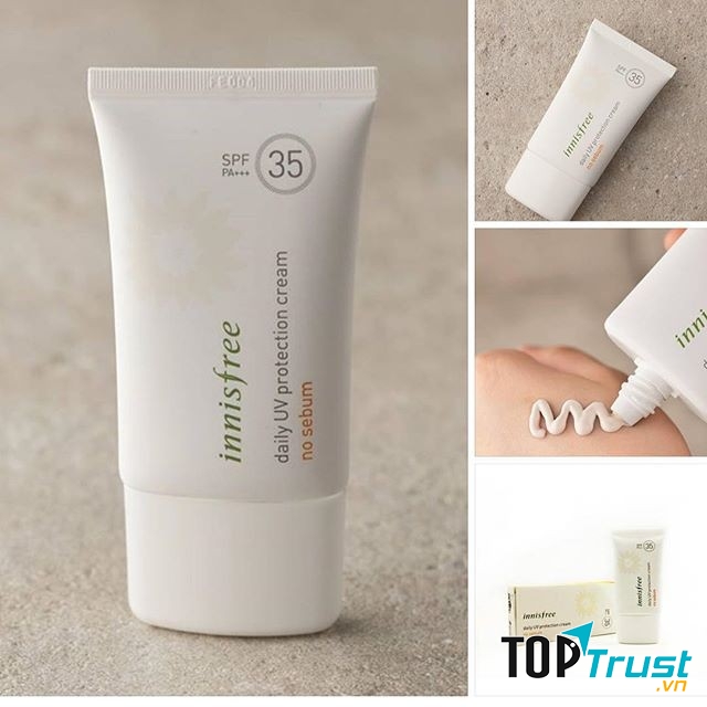 Kem chống nắng Innisfree Daily UV Protection Cream No Sebum SPF 35 PA+++